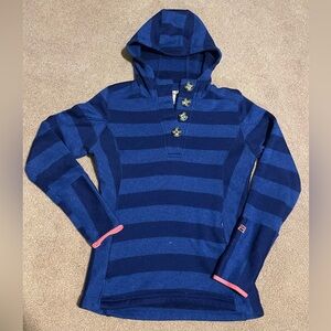 Blue Striped Avalanche Hoodie